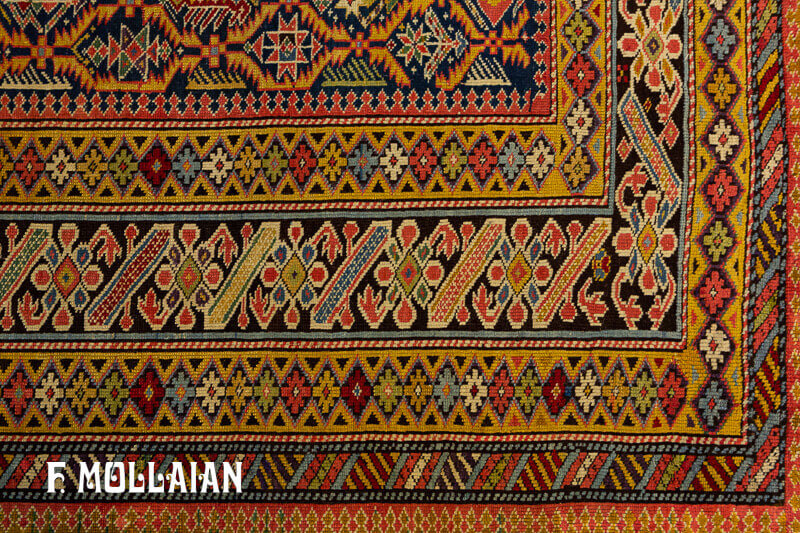 Antique Caucasian Shirvan Chichi Rug n°:75829912